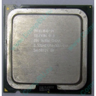 Процессор Intel Celeron D 326 (2.53GHz /256kb /533MHz) SL98U s.775 (Ростов-на-Дону)
